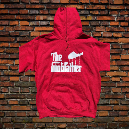 Globfather Hoodie [Red & White]