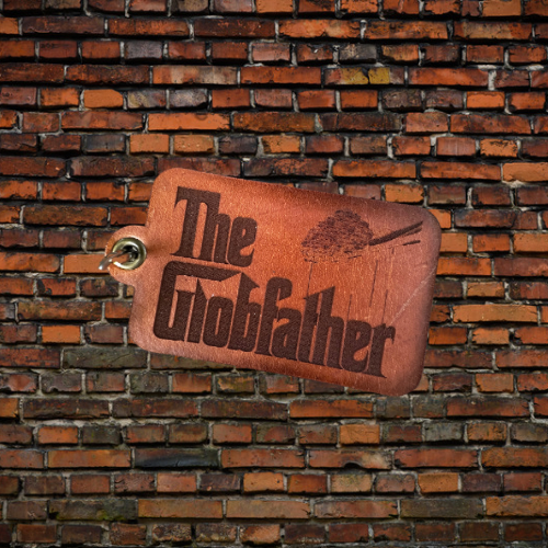 Globfather Leather Keychain